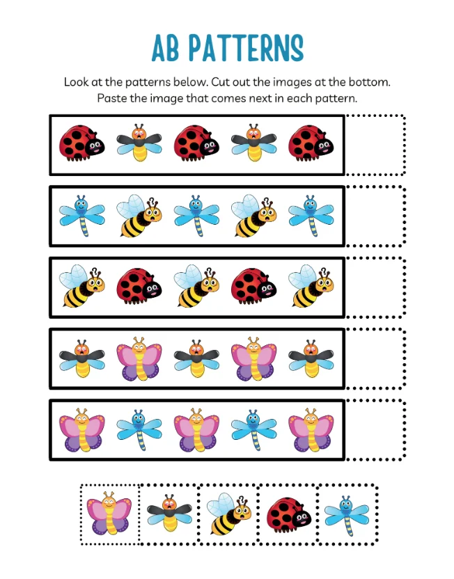Kindergarten Pattern Workbook - Image 5