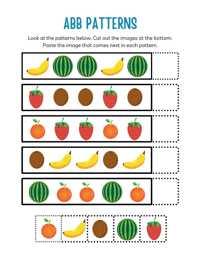 Kindergarten Pattern Workbook - Image 4